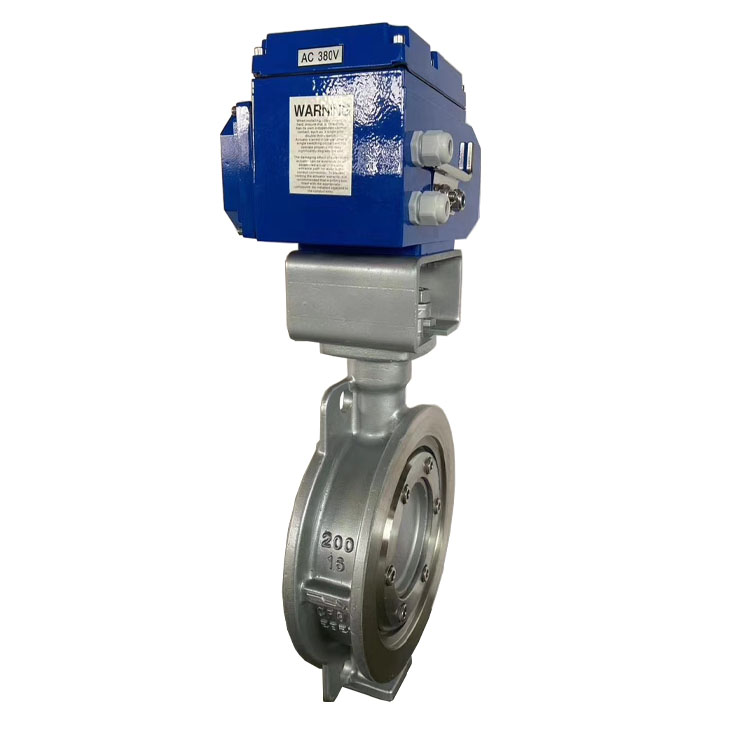 电动不锈钢对夹蝶阀D973W